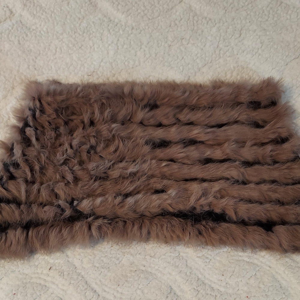 Rabbit Fur Scarf